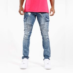 Kilogram Men's Cargo Moto Jeans, Size 30 (NWT)